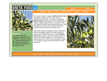 Tablet Screenshot of kretafood.com